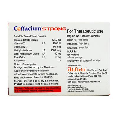 COLLACIUM STRONG Tablet 10's - Supplements-Vam
