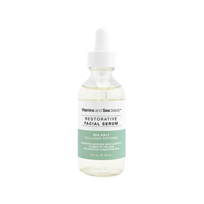 Vitamins And Sea Beauty Sea Salt And Collagen Peptides Serum, Smoothing Face Serum 60 ml - Face Serum