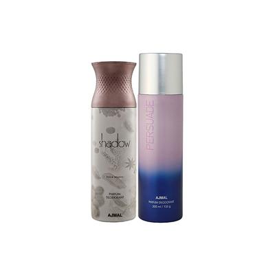 Ajmal Shadow Him And Persuade Deodorants Pack of 2 200 ml - Deodorants/Roll-Ons