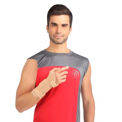 Flamingo Elastic Wrist Splint (OC - 2015) (L) - Beige - Hand/Wrist Supports