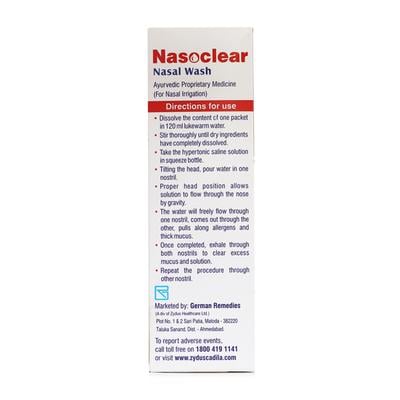 NASOCLEAR NASAL WASH (20x3g) Kit 1's - Nasal Congestion-Nas