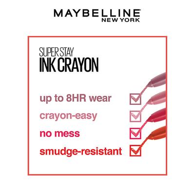 Maybelline New York Super Stay Ink Crayon, Lipstick 85 Change Is Good 1.2 gm - Lipsticks