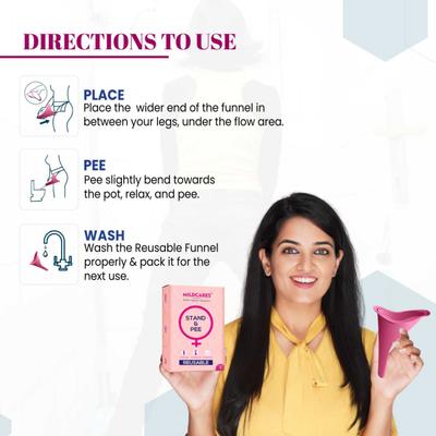 Mildcares Reusable Stand & Pee 1's - Intimate Care