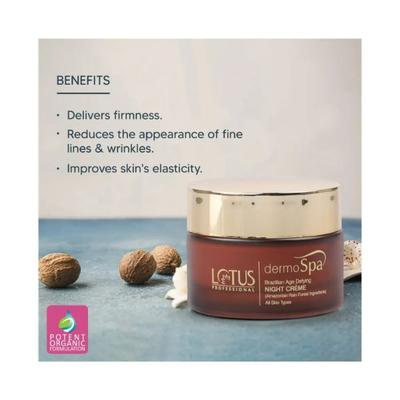 Lotus Professional dermoSpa Brazilian Age Defying Night Creme 50 gm - Night Cream