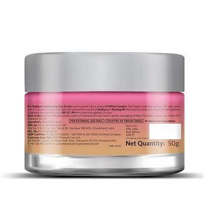 VLCC Natural Sciences Pro Radiance D-White Complex SPF 25 PA+++ Brightening Face Cream 50 gm - Face Creams