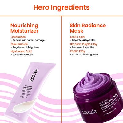 Foxtale Oil Free Radiance Kit - Festive Glow, Oil-Free Radiance 1's - Facial Kits