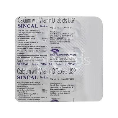 Sincal Tablet 15'S - Supplements-Cal