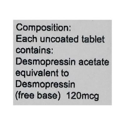 Minirin Melt 120mcg Tablet 10'S - Urinary Retention-Diu