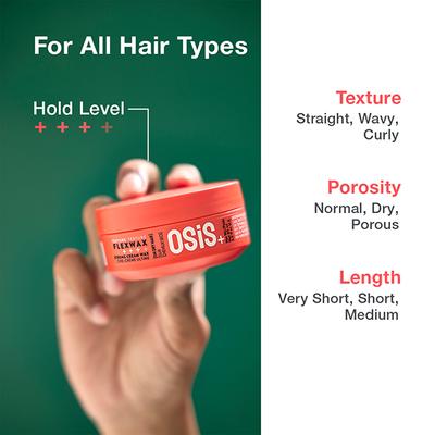 Schwarzkopf Professional OSiS+ Flexwax Strong Cream Wax hair setting and hold 85 ml - Hair Gels & Waxes