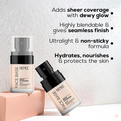 Renee Cosmetics Face Base Serum Foundation - 05 Modern 20 ml - Foundation