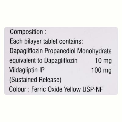 VYLDA D 10/100 Tablet 10's - Diabetes-Ant