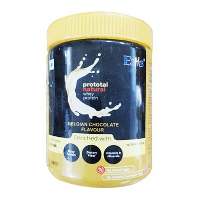 PROTOTAL NATURAL WHEY PROTEIN NO ADDED SUGAR BELGIAN CHOCOLATE FLAVOUR Powder 200g - Supplements-Sup