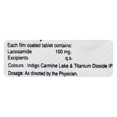 Lacoptal 100mg Tablet 10'S - Epilepsy/Convulsion-Ant