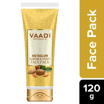 Vaadi Herbals Instaglow Almond & Honey Face Pack 120 gm - Face Packs