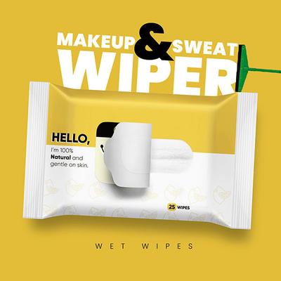 MARS Natural Wet Wipes (25 Wipes) - Aloe 1's - Make Up Removers