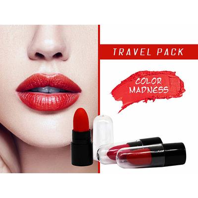 Matt Look Colour Madness Travel Pack Lipstick, 12Pcs Pack, Multicolour - A 13.2 gm - Lipsticks