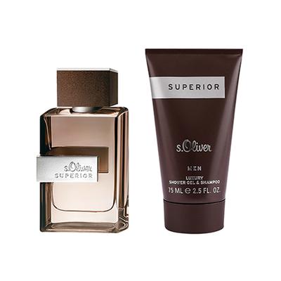 S.Oliver Superior Men Duo Set (Eau De Toilette 30ml + Shower Gel & Shampoo 75ml) 1's - Men Perfumes (Edt/Edp)