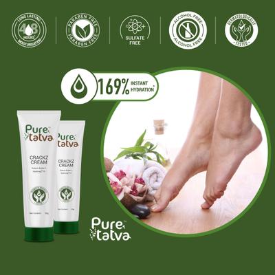 Pure Tatva Crackz Cream 50 g - Foot Creams & Lotions