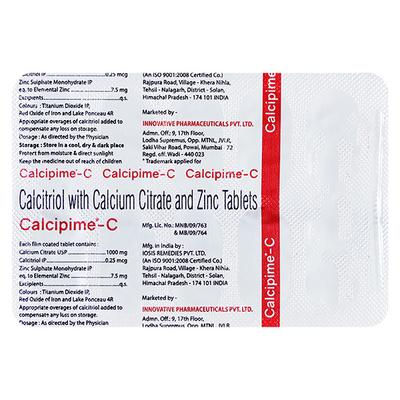 CALCIPIME C Tablet 10's - Supplements-Vam