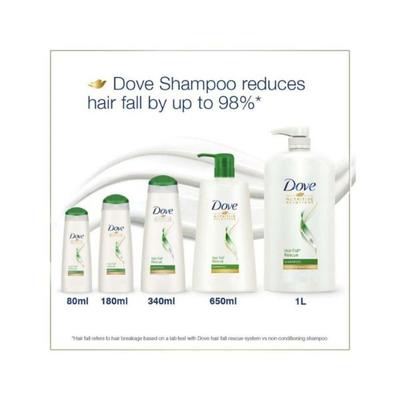 Dove Hair Fall Rescue Hair Shampoo 650 ml - Shampoos