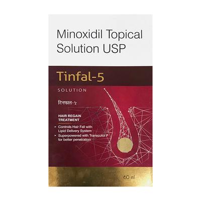 TINFAL 5% Topical Solution 60ml - Hair Loss-Oth
