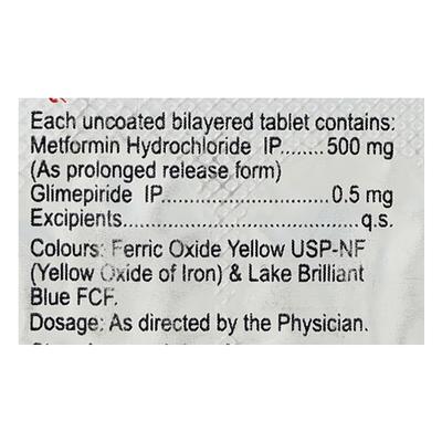 Glucoryl M 0.5mg Tablet 15'S - Diabetes-Ant