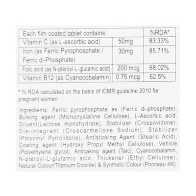 Extrafer Tablet 10'S - Iron Supplement/Anaemia-Vma