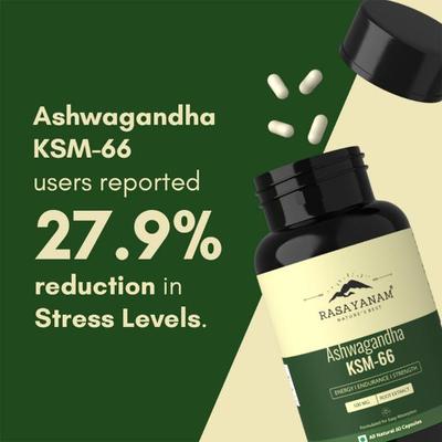 Rasayanam Ashwagandha KSM66 500 MG Capsules 60's - Sexual Care