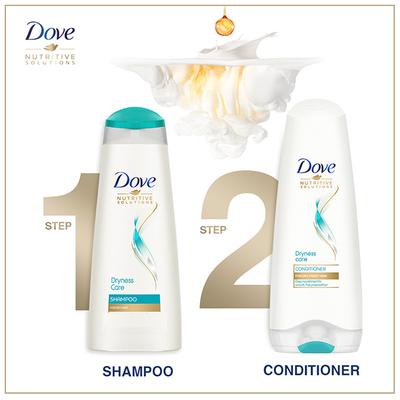 Dove Nutri Serum Dryness Care Nourishing Shampoo for Dry Rough Hair 340ml - Shampoos