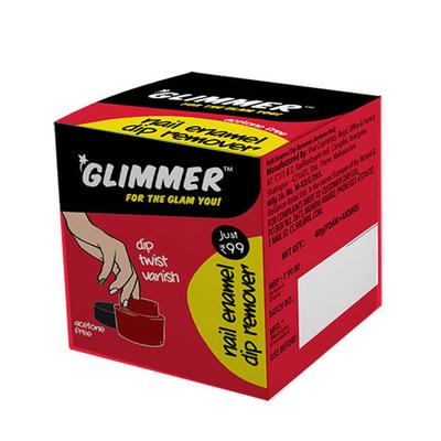 GLIMMER NAIL ENAMEL DIP REMOVER 40 gm - Nail Polish