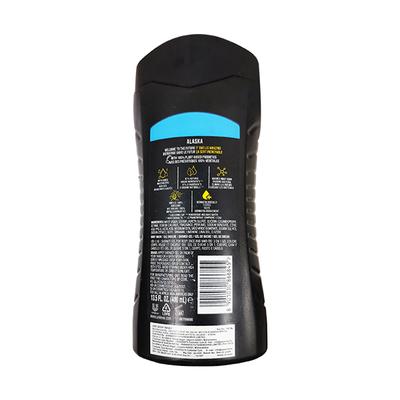 Axe Alaska 3 In 1 Body Face & Hair Wash for Men Long-Lasting Fragrance 400 ml - Shower Gels & Body Wash