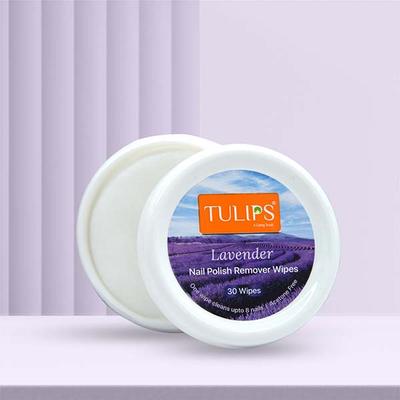 Tulips Nail Polish Remover Wipes 30's - Tissues & Wipes