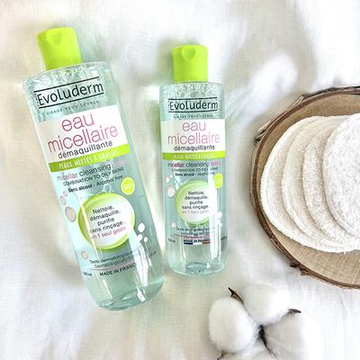 Evoluderm Micellar Water Combination To Oily Skin 250 ml - Make Up Removers