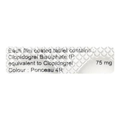 Clopikind 75mg Tablet 10'S - Blood Clot-Ant