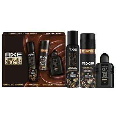 Axe Chocolate Collection Gift For Men - Perfume, Bodyspray, Aftershave 469 ml - Pre & Post Shaves