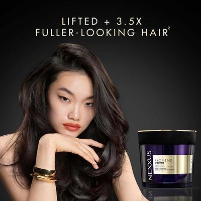 NEXXUS Promend Volume Elastinizing Bond Treatment Mask for Thin & Flat Hair 200ml - Hair Masks & Packs