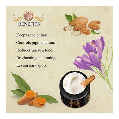 Bioayurveda Basics Kumkumadi Saffron Anti-Ageing Face Pack Creme 120 gm - Face Packs