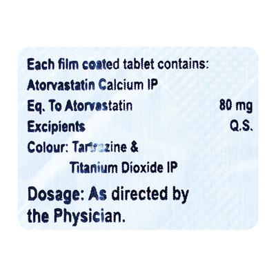 CUTIN 80 Tablet 10's - High Cholesterol-Dys