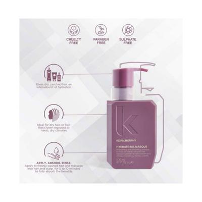 Kevin Murphy Hydrate-Me Masque Moisturizing and Smoothing Masque 200 ml - Hair Masks & Packs