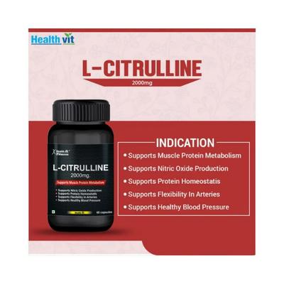 Healthvit Fitness L- Citrulline- Capsules 60's - General Health