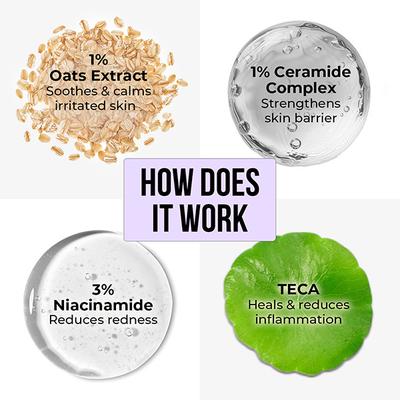 Dr. Sheth's Oat & Ceramide Sensitive Skin Moisturizer Oil-Free 1% Oats & 1% Ceramide Complex 100 gm - Face Moisturizers
