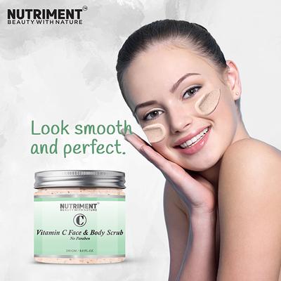 Nutriment Vitamin C Scrub All Skin Type 250 gm - Scrubs & Exfoliants