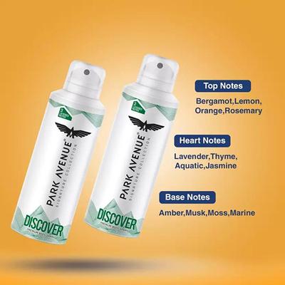 Park Avenue Men Discover Signature Collection Deodorant for Men - Combo Pack Buy 1 get 1 Free 150ml each 2's - Men Deodorants/Roll-Ons