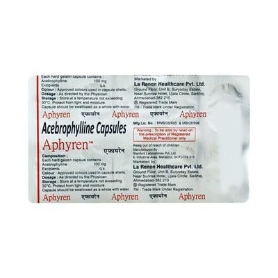 Aphyren 100mg Capsule 10'S - Asthma/COPD-Ast