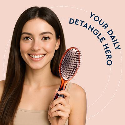 GUBB Oval Cushioned Hair Brush - Large 140 gm - Hair Brushes
