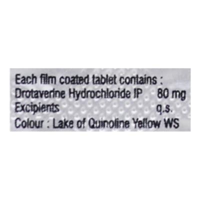 Drotikind 80mg Tablet 10'S - Muscle Spasm-Ant