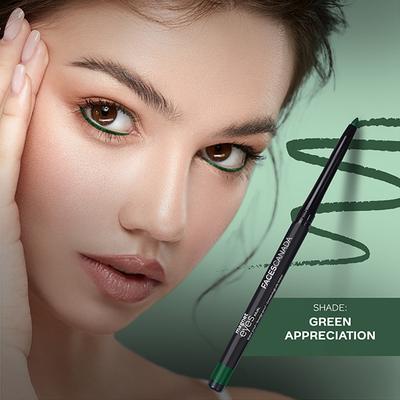 Faces Canada Magneteyes Color Kajal 12Hr Waterproof Almond Oil Green Appreciation 02 0.30gm - Eyeliners