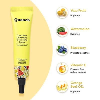 Quench Botanics Yuzu Fine Spot Correcting Cream (Orange) 10 ml - Face Creams