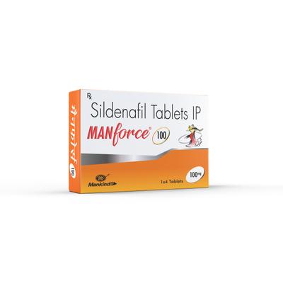 Manforce 100mg Tablet 4'S - Impotence/Erectile Dysfunction (Ed)