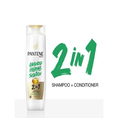 Pantene Advanced Hairfall Solution, 2in1 Anti-Hairfall Silky Smooth Shampoo & Conditioner 340 gm - Shampoos